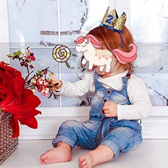 🆕️🚫🏷 2nd Birthday Crown w/ Balloons 🆕️🚫🏷 - Picture 4 of 9
